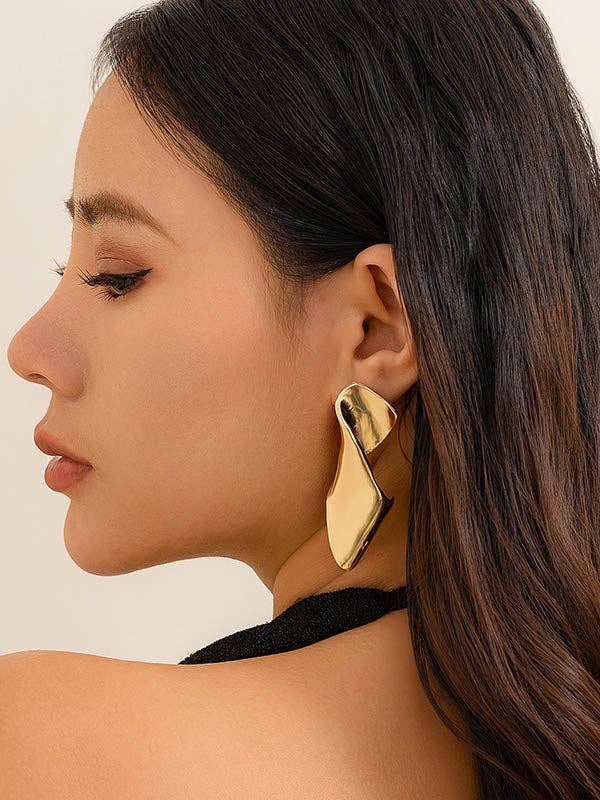Boucles d'oreilles géométriques