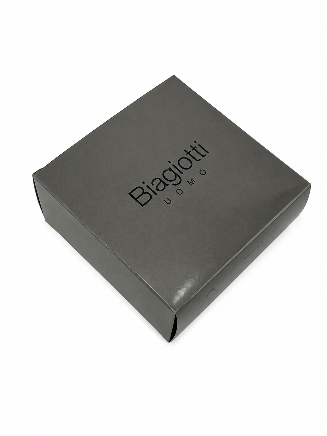 BIAGIOTTI Uomo Ceinture Réversible Classique pour Homme en Bleu foncé Noir avec Boucle Métallique