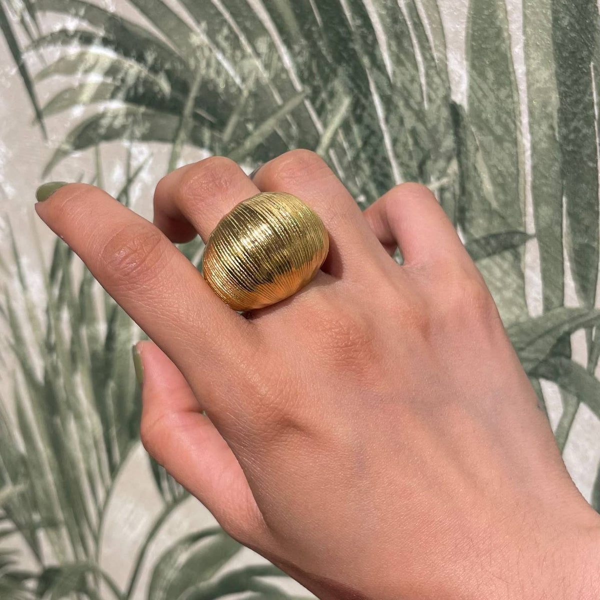 Bague en acier inoxydable rayée Monta - OkikiParis