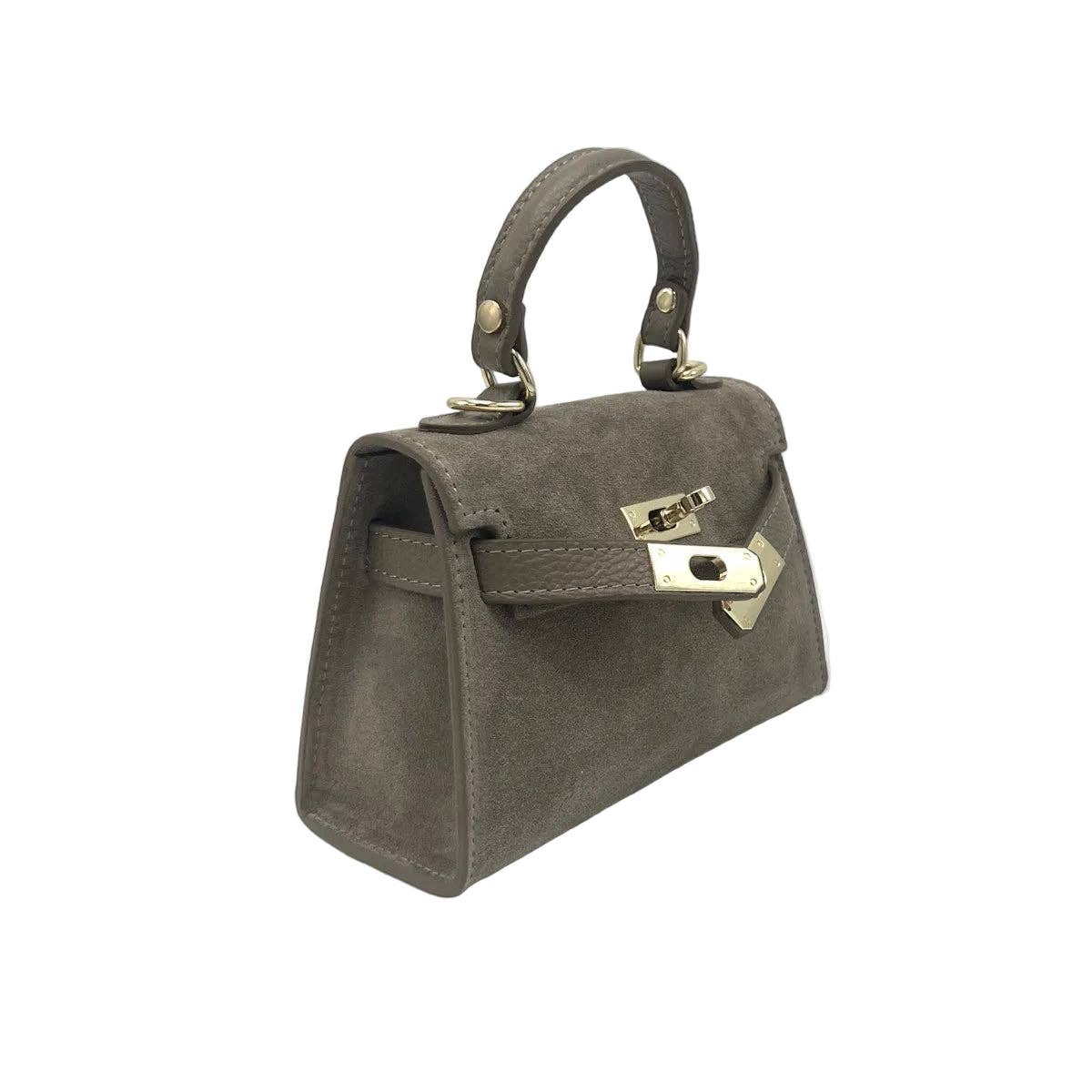 Sac Didi en daim et cuir véritable - OkikiParis