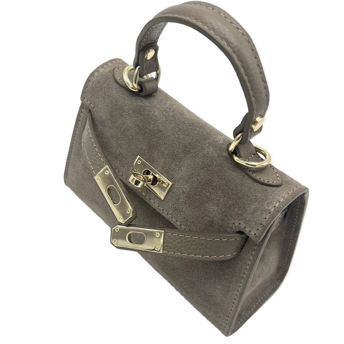 Sac Didi en daim et cuir véritable - OkikiParis