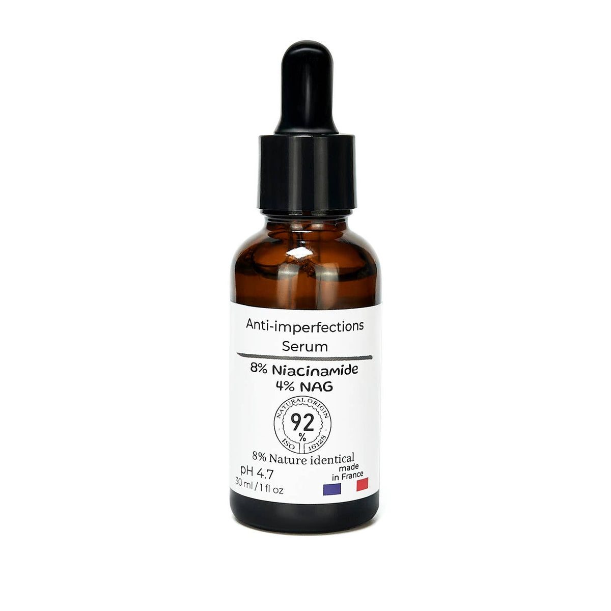 Sérum visage Niacinamide 8% + 4% N Acetyl Glucosamine - OkikiParis