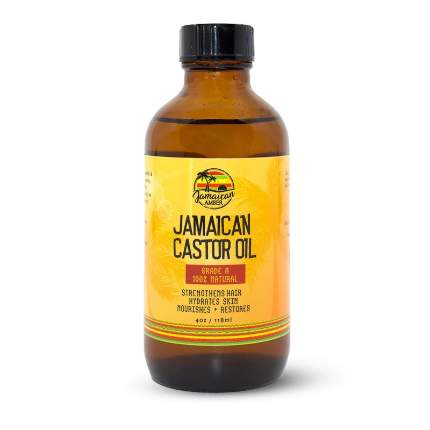 Jamaican Amber Jamaican Castor Oil 4 oz/118 ml - OkikiParis
