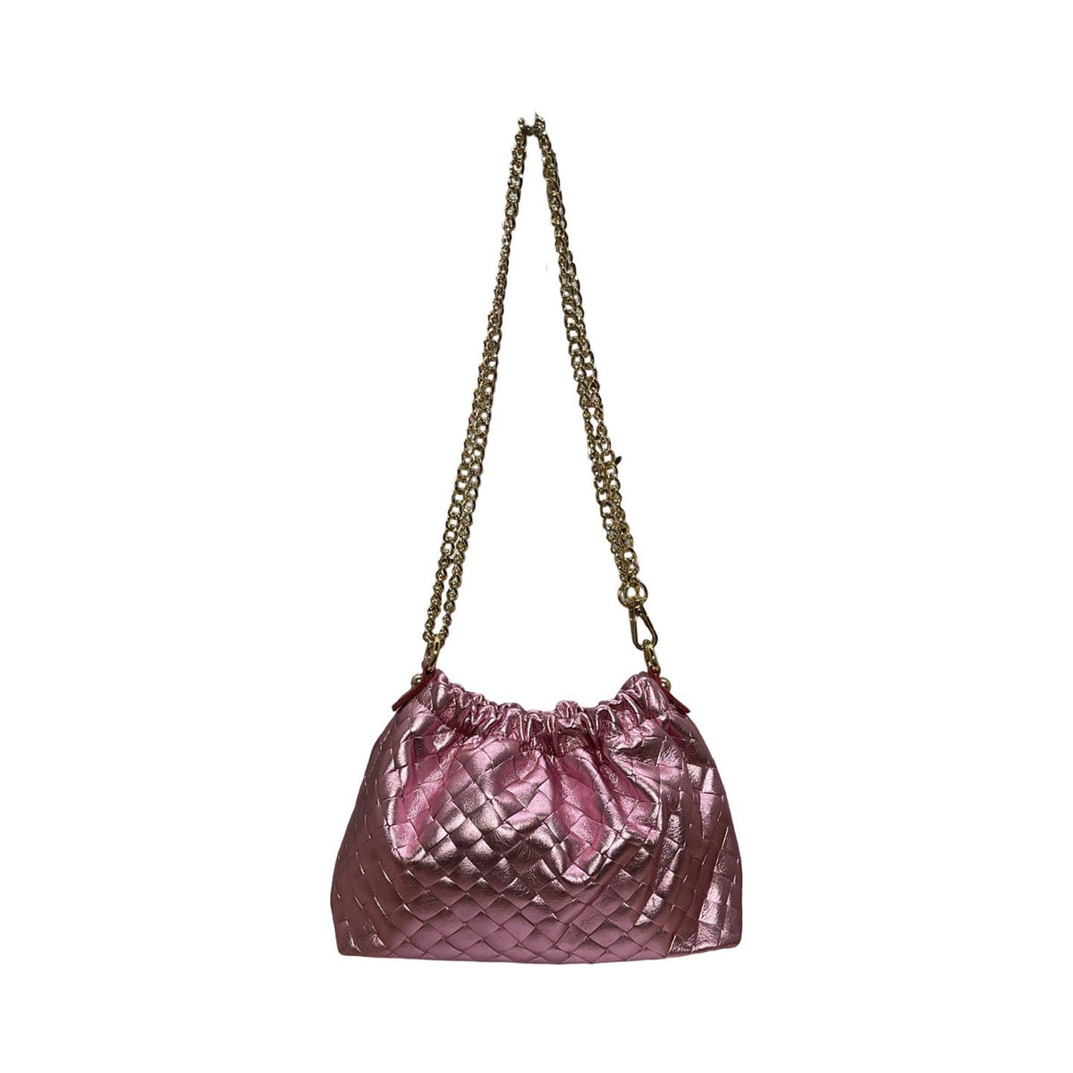 Sac cuir irisé tresse Plissa - OkikiParis