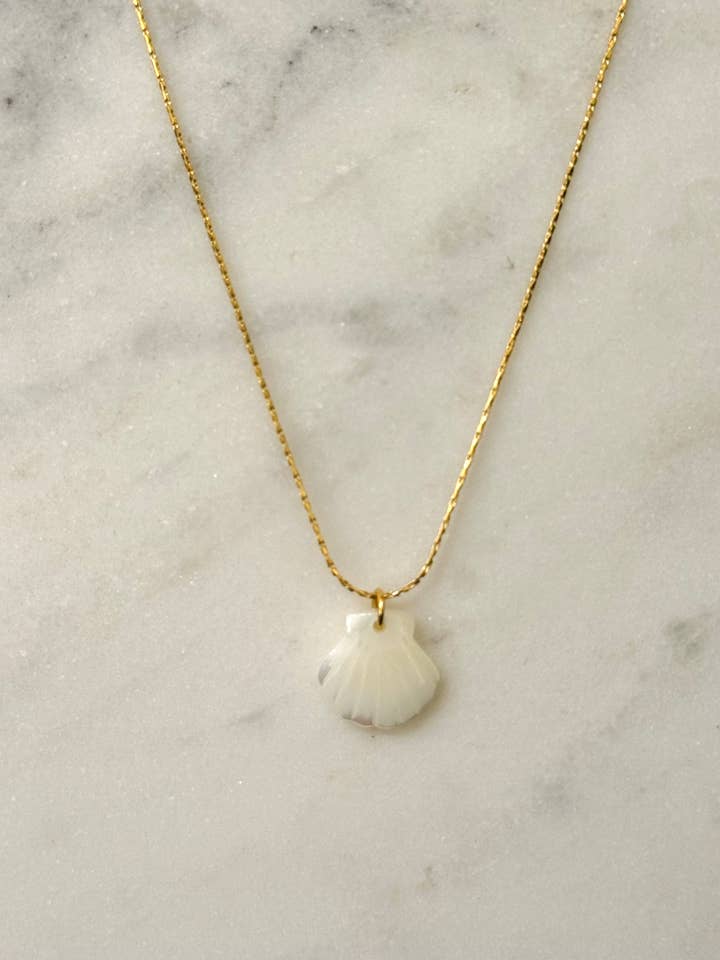 Collier huître minimaliste - OkikiParis