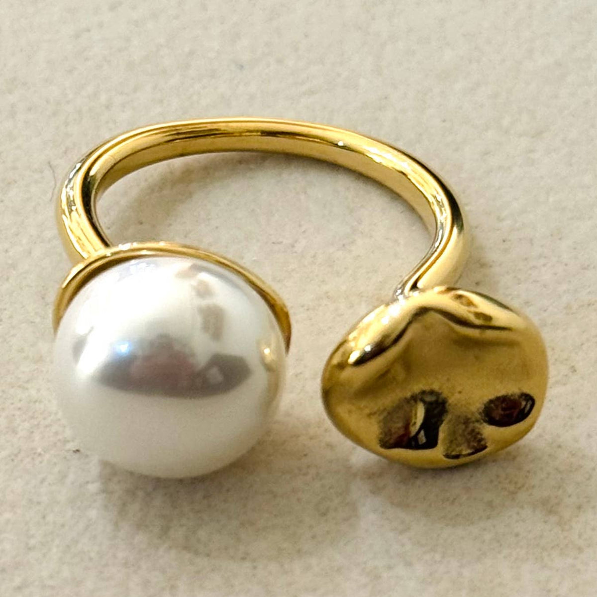 Bague Kayra effet perle - OkikiParis