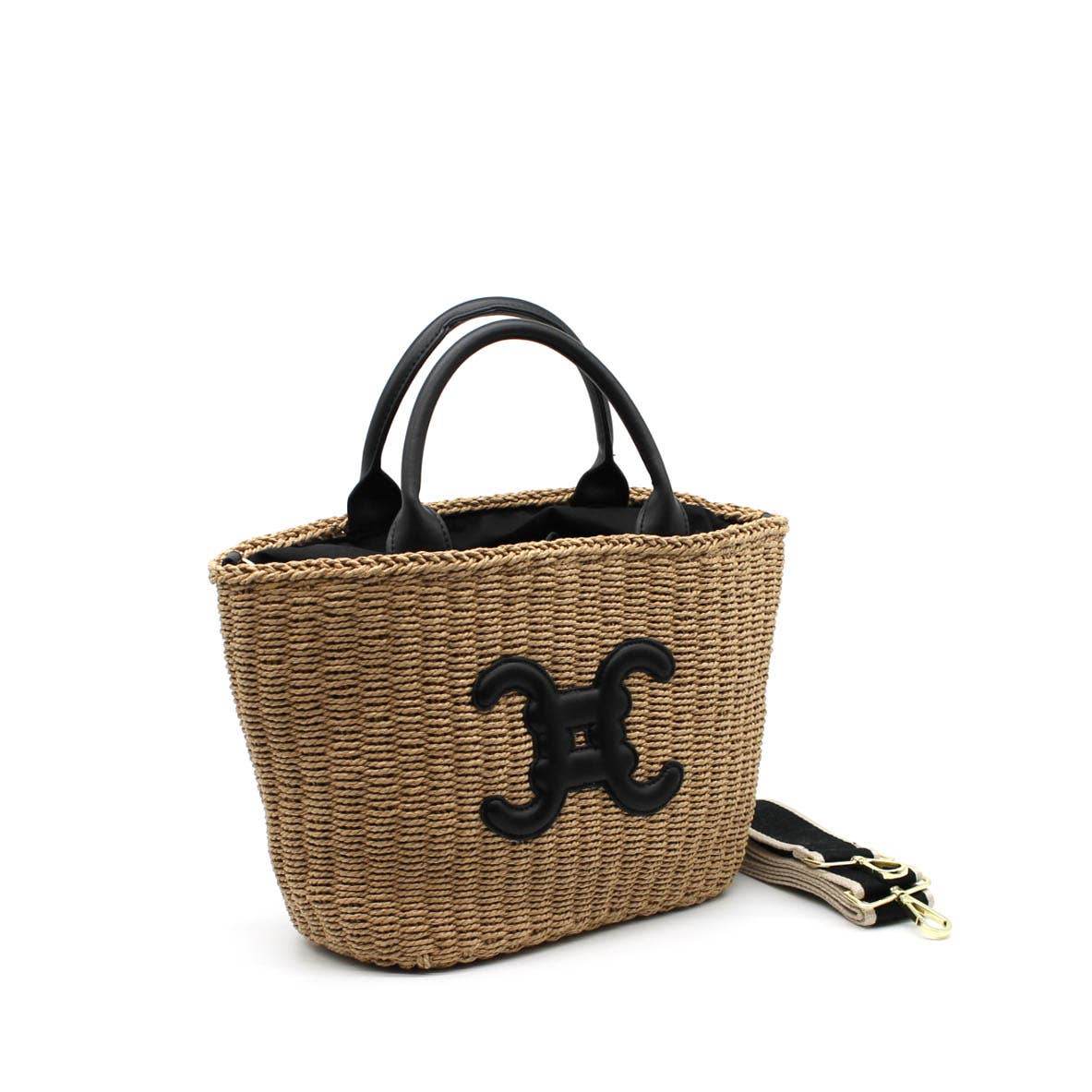 Sac à main panier avec logo - OkikiParis