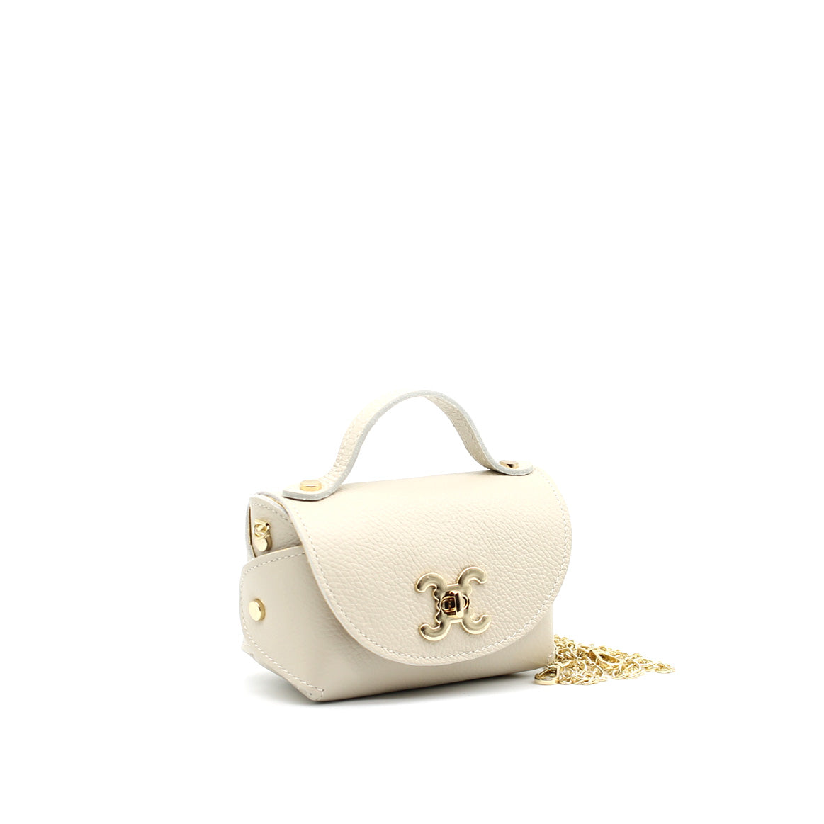 Petit sac bandoulière en cuir à logo C.Clo - OkikiParis