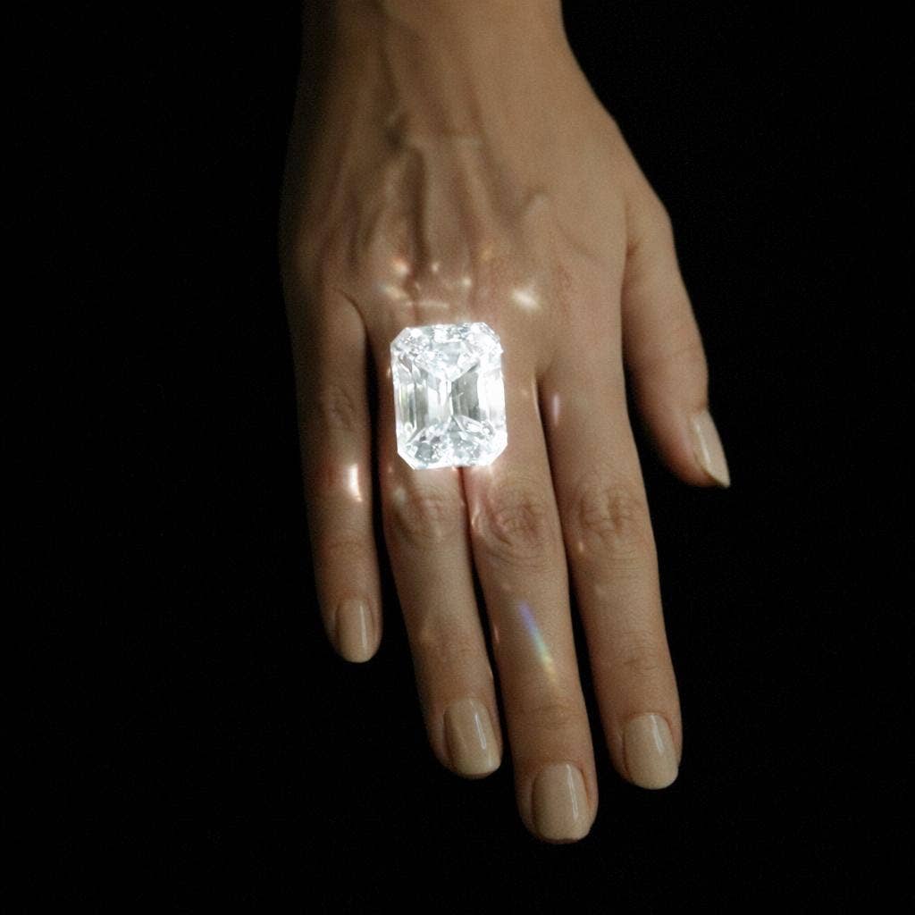 Grâce impériale Diamant de 65 carats Pièce de luxe R - OkikiParis