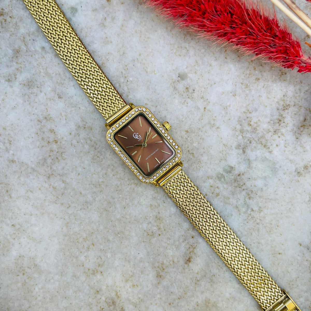 Montre Ornalia Ambre – Cadran Brun Satiné - OkikiParis