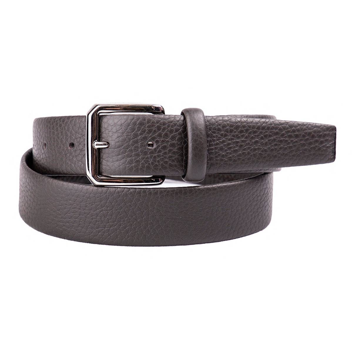 Ceinture Tubulaire en Veau marron Bottalata - "Essentiel" - OkikiParis