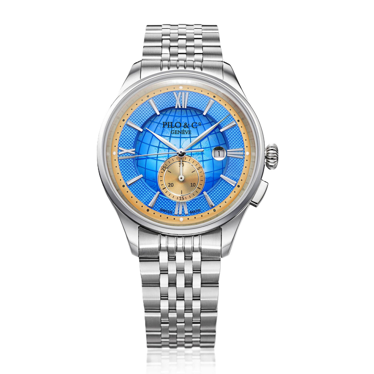 MONTECRISTO MONOPULSANTE – Chronographe Suisse Acier
