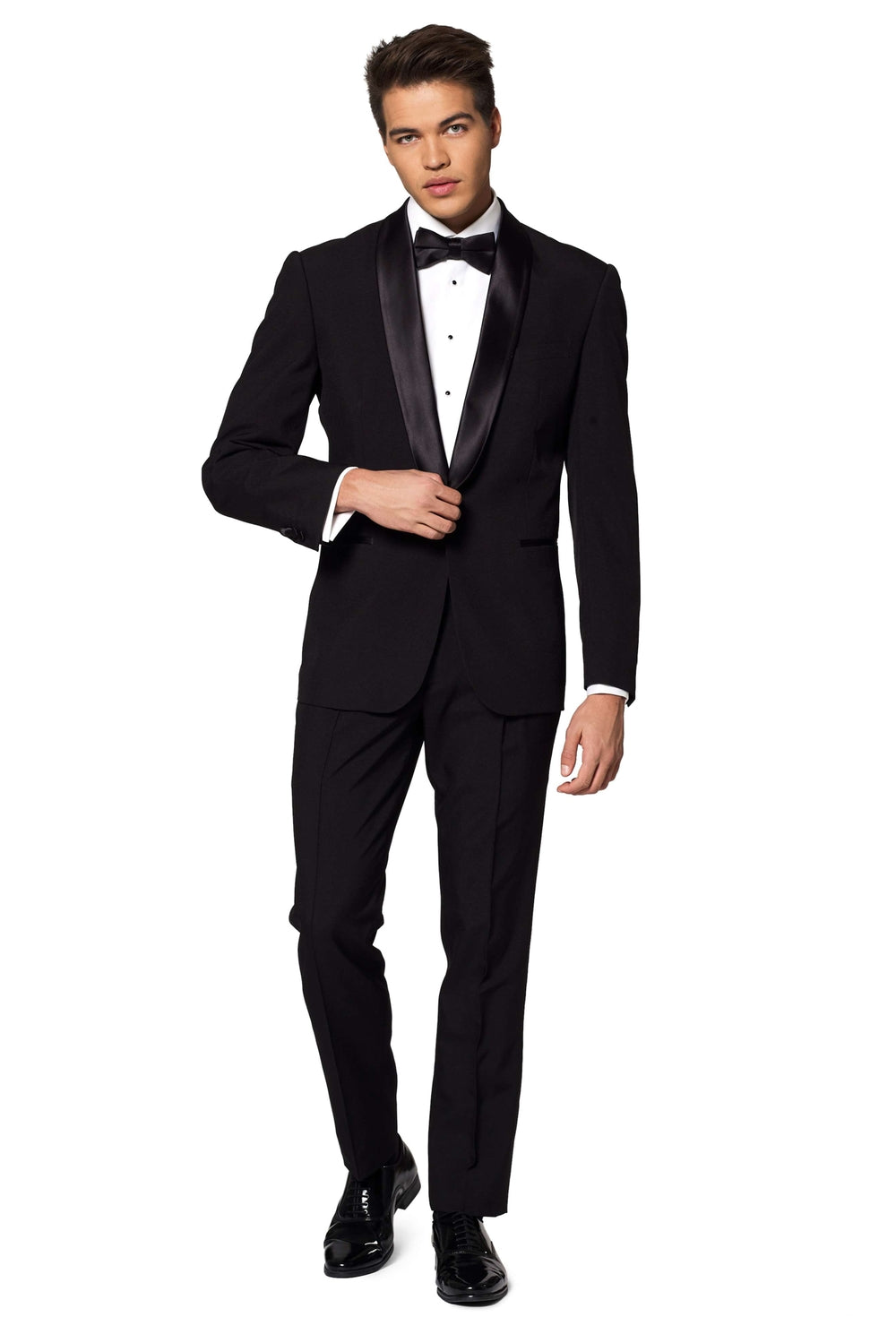 Costume Jet Set Noir – Smoking Ajusté Homme