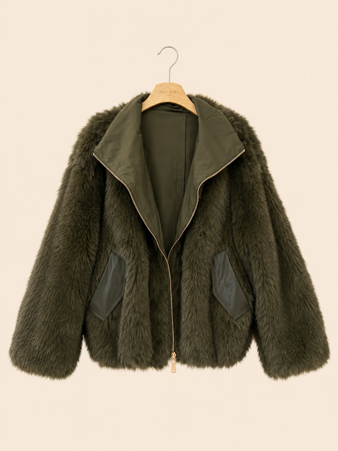 Veste Réversible Femme – Parka & Fausse Fourrure Luxe