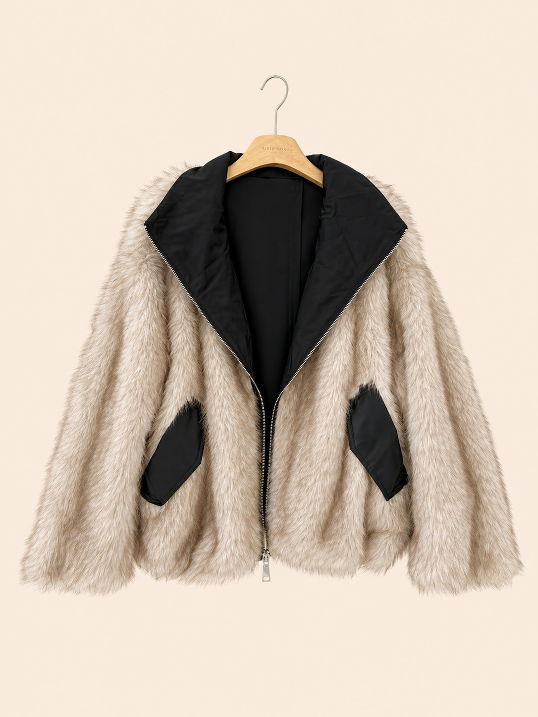 Veste Réversible Femme – Parka & Fausse Fourrure Luxe