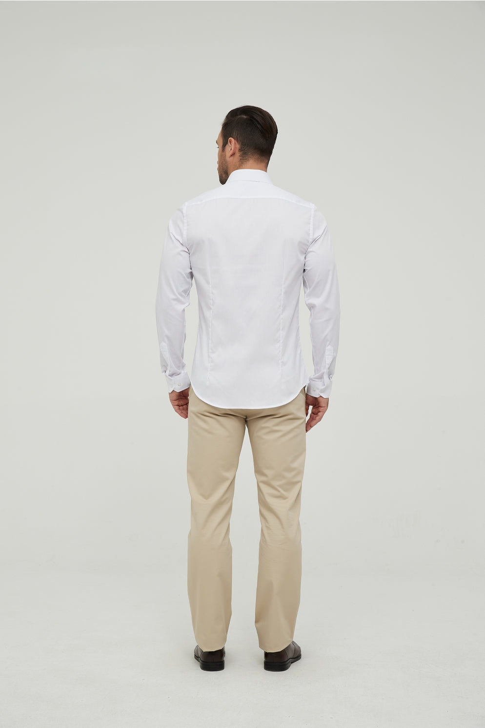 Chemise Blanche Slim Fit – Yves Enzo Paris