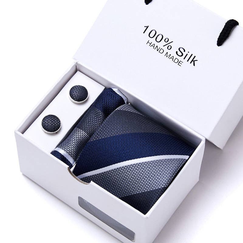 Coffret Cadeau Cravates Homme – 5 Pièces Polyester Imprimé