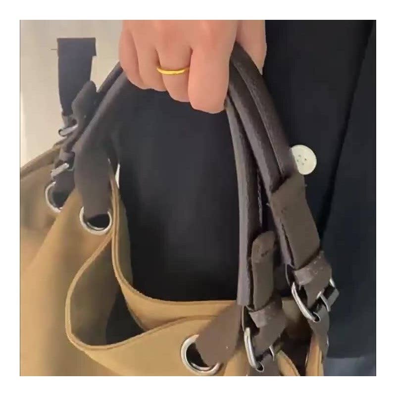 Grand Sac Fourre-Tout à Bandoulière de Grande Capacité pour Voyage en Tissu Robuste et Durable