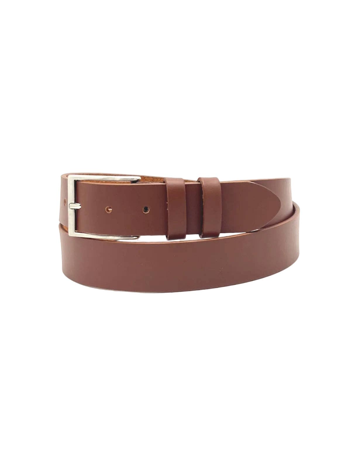 Ceinture homme classique en cuir véritable 35 mm, sans surpiqûres, fabriquée en Italie, art. 2402/35.389