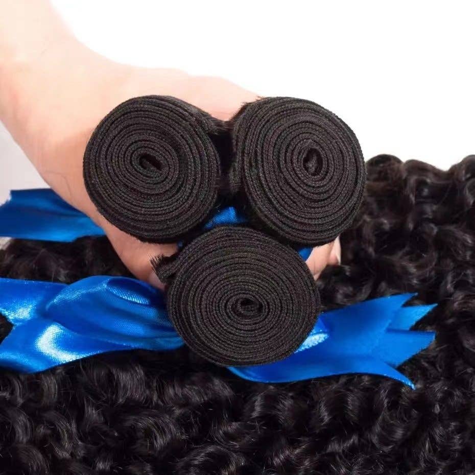 Cheveux en vrac — 300 g | Deep Wave, Yaki, Spiral Curl, African Kinky Curl
