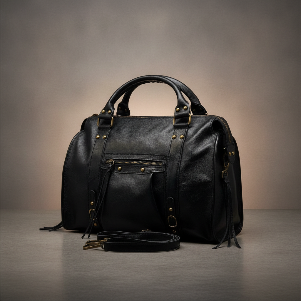 SAC A MAIN CUIR IRISE CAPUCINE LARGE - OkikiParis