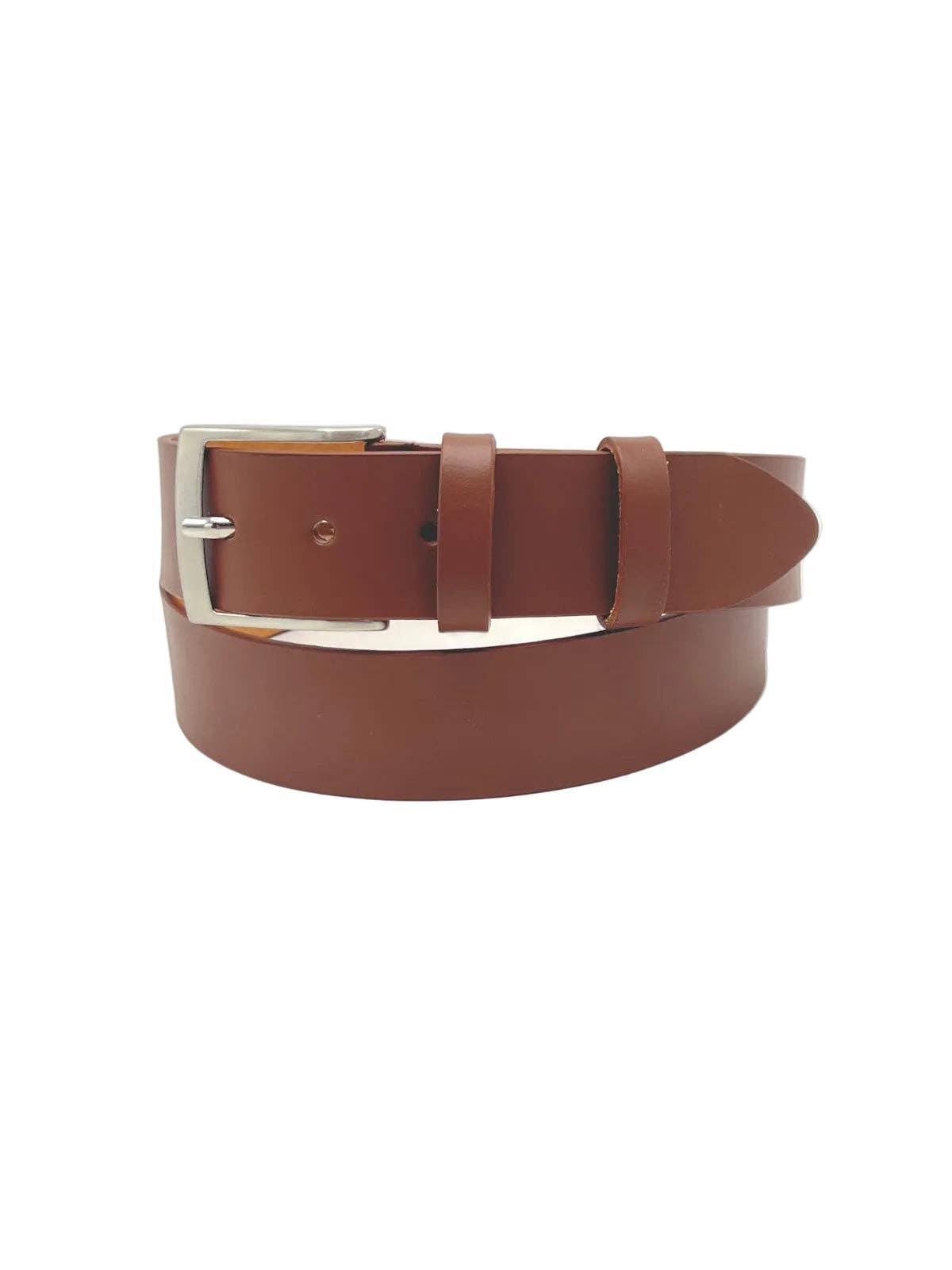 Ceinture homme classique en cuir véritable 40 mm sans coutures, fabriquée en Italie, art. 2403/40.389