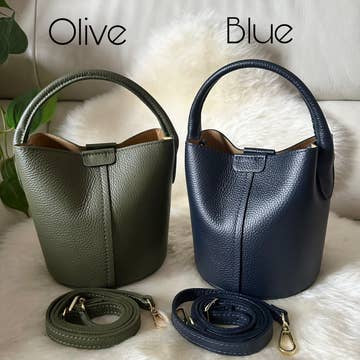 JOIE - mini sac seau en cuir véritable - OkikiParis