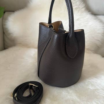 JOIE - mini sac seau en cuir véritable - OkikiParis