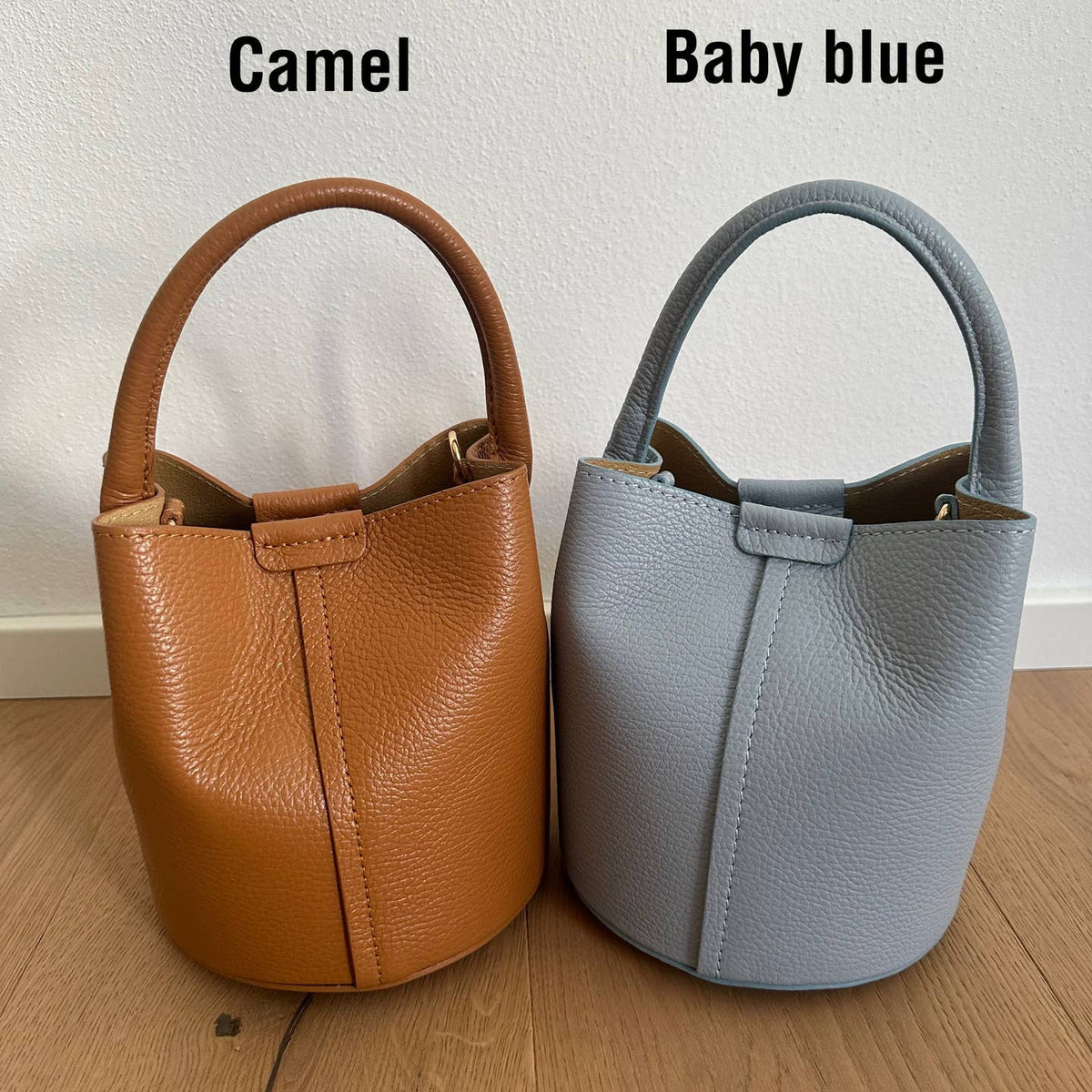 JOIE - mini sac seau en cuir véritable - OkikiParis
