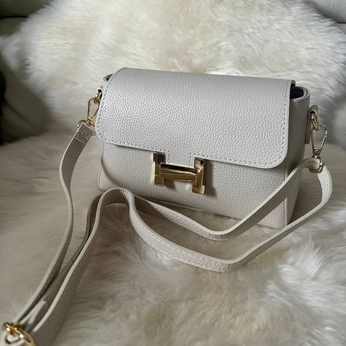 Sac bandoulière MARAIS en véritable cuir - OkikiParis