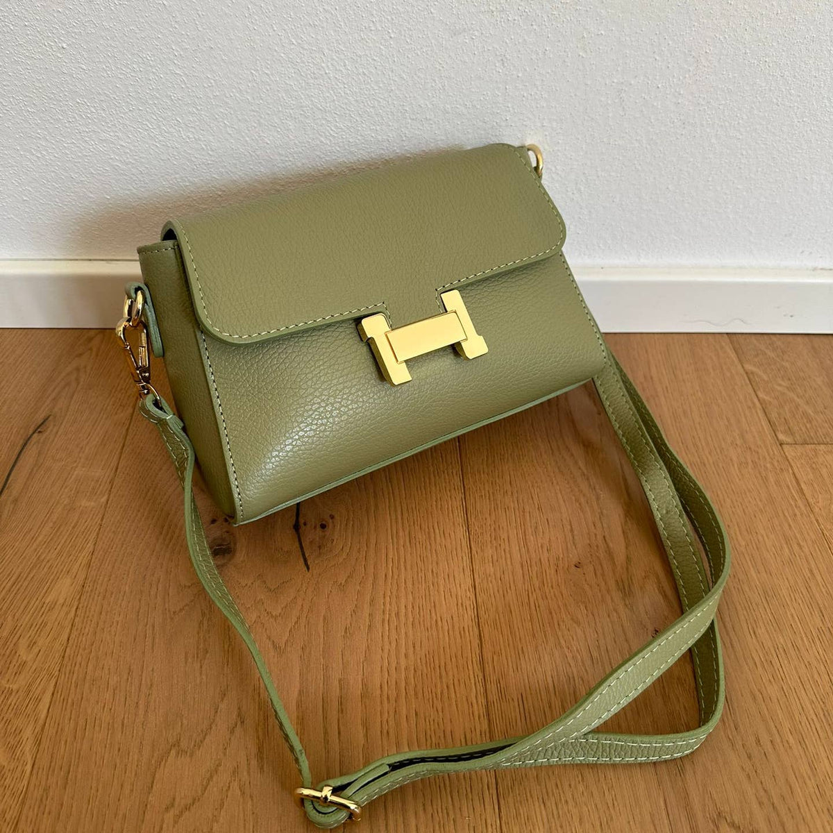 Sac bandoulière MARAIS en véritable cuir - OkikiParis