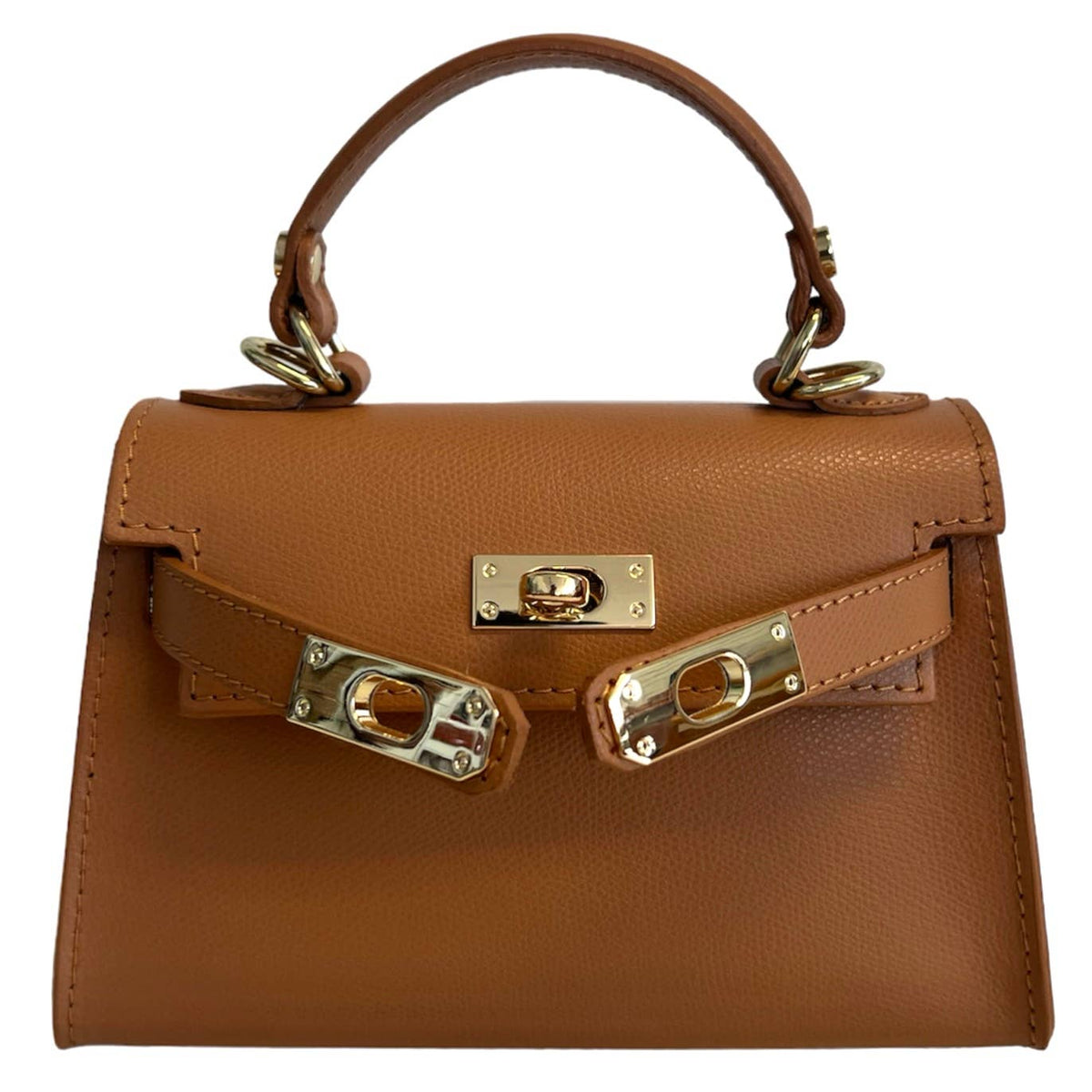 Sac à main Kelly en cuir véritable - OkikiParis