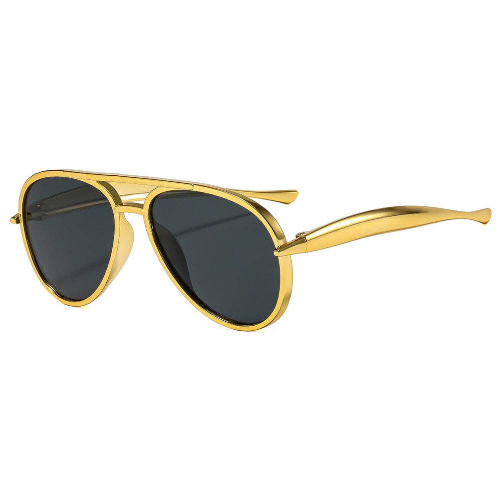 Lunettes de soleil rétro oversize élégantes — protection UV400 - OkikiParis
