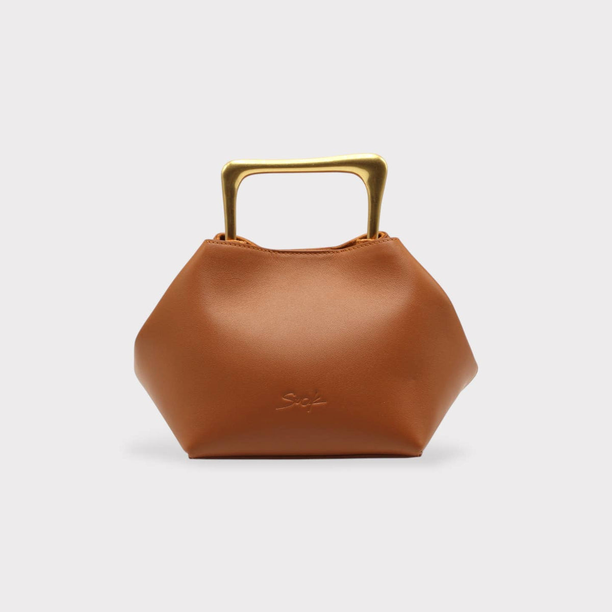 Lorine - Sac à main et sac d'épaule en cuir véritable métallisé - OkikiParis