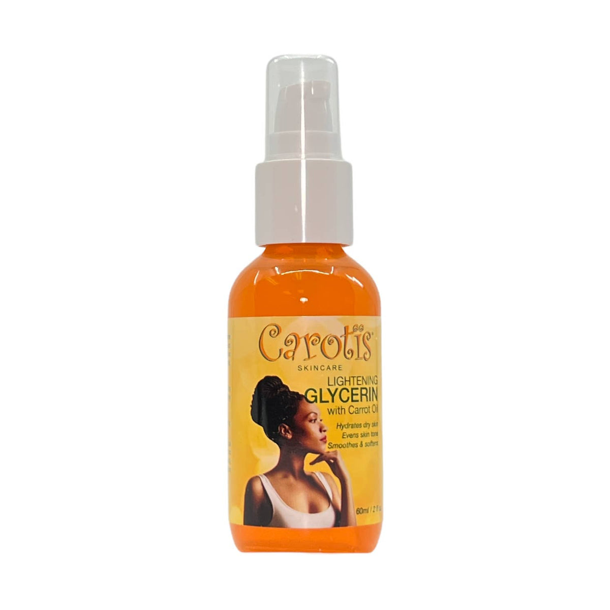 Huile éclaircissante à la glycérine Carotis 60 ml - OkikiParis