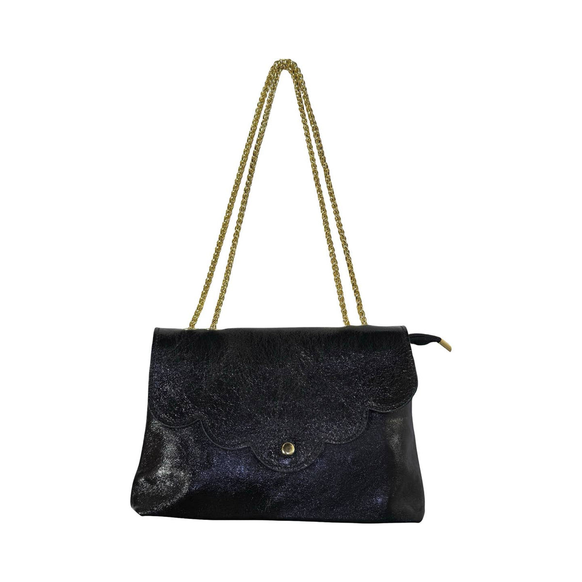 POCHETTE RABAT CUIR IRISE MIRAGE - OkikiParis