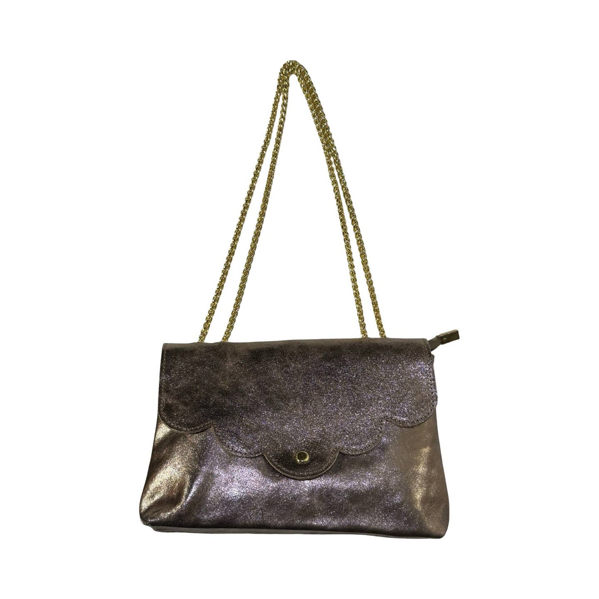 POCHETTE RABAT CUIR IRISE MIRAGE - OkikiParis