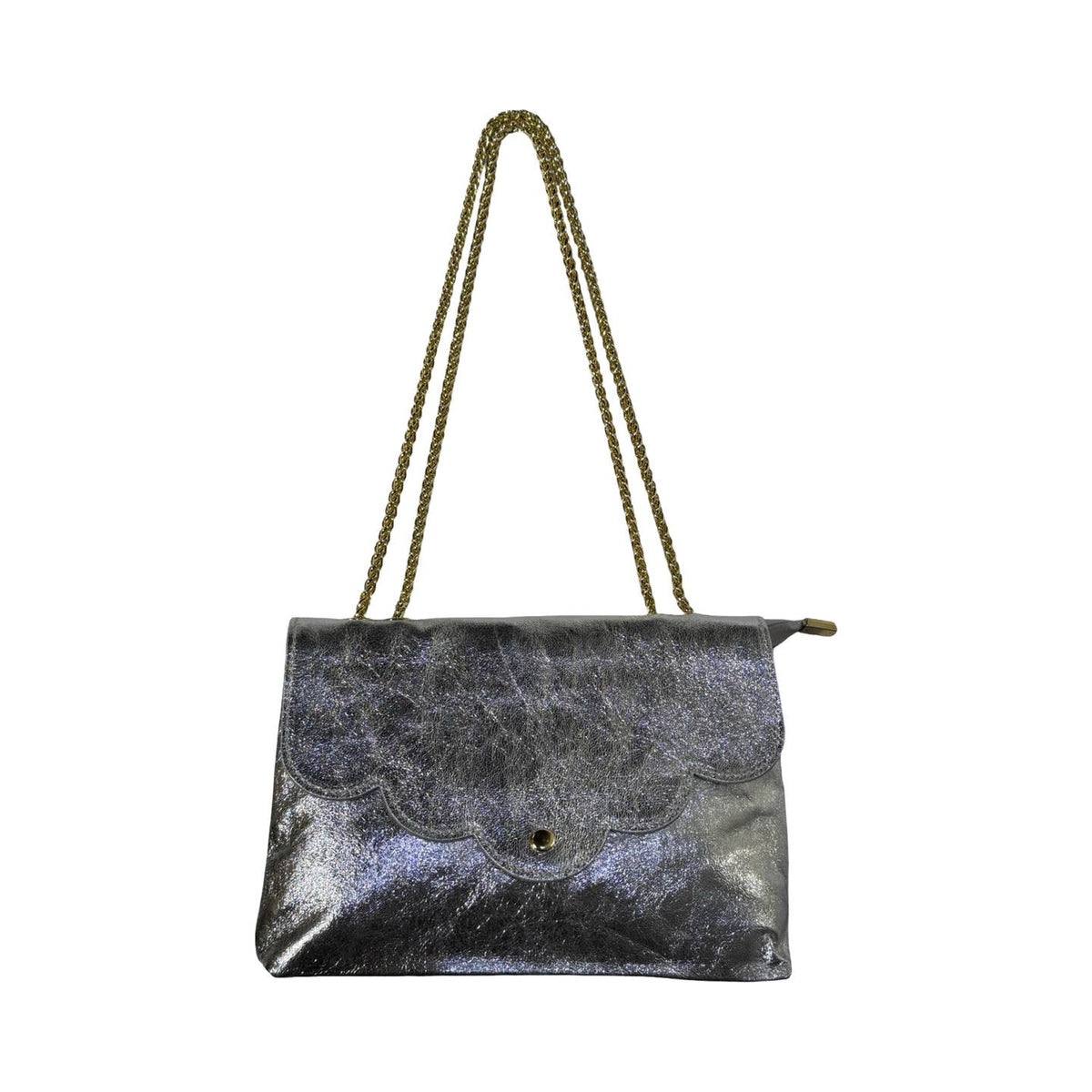 POCHETTE RABAT CUIR IRISE MIRAGE - OkikiParis