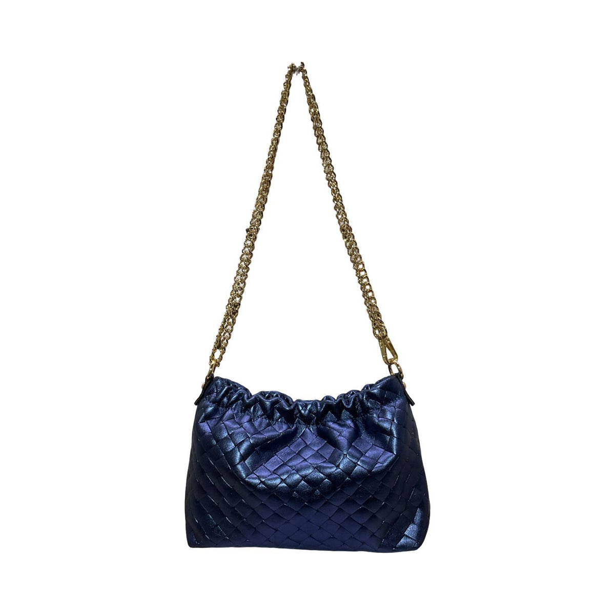 Sac cuir irisé tresse Plissa - OkikiParis