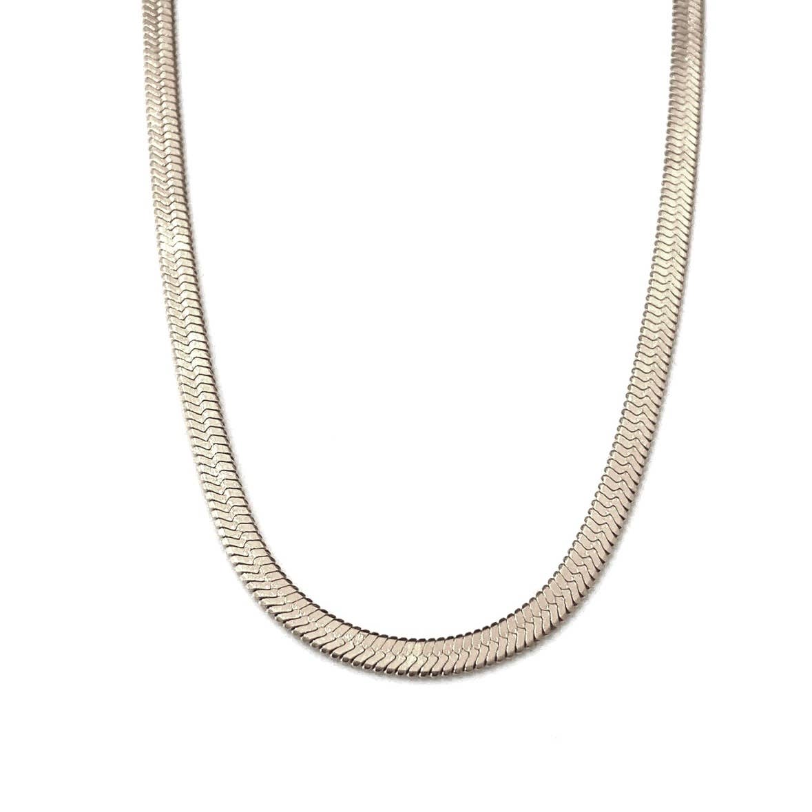 Athena Gold - Collier chaîne plate Cassette - OkikiParis