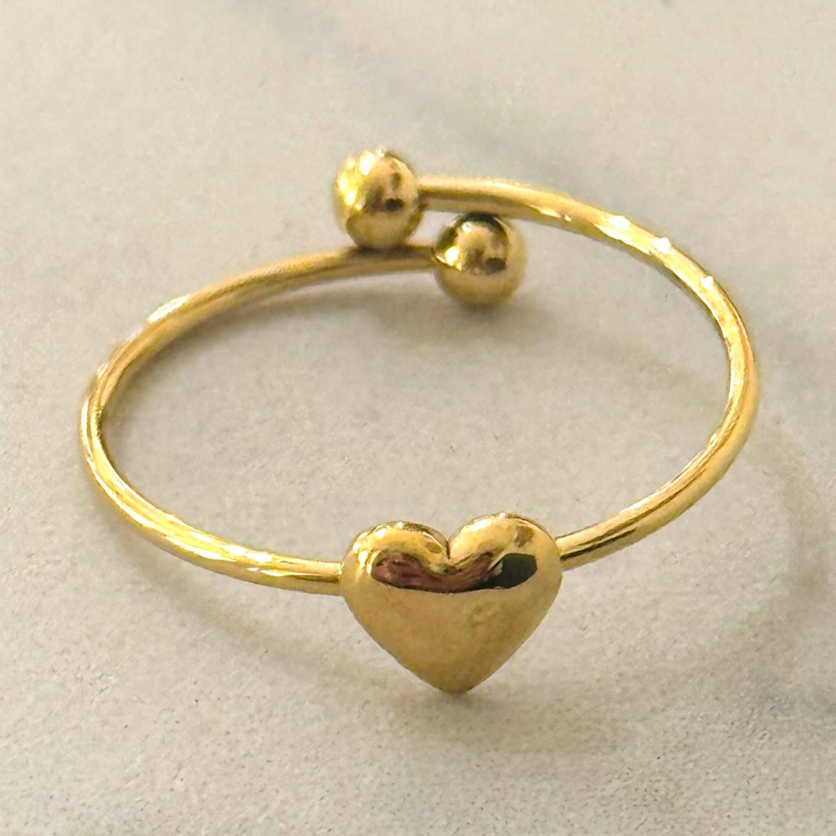Bague Cœur Imperméable Minimaliste - OkikiParis