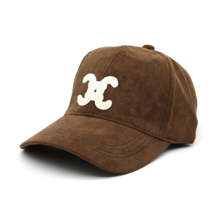 Casquette en suédine – Logo brodé C&C - OkikiParis