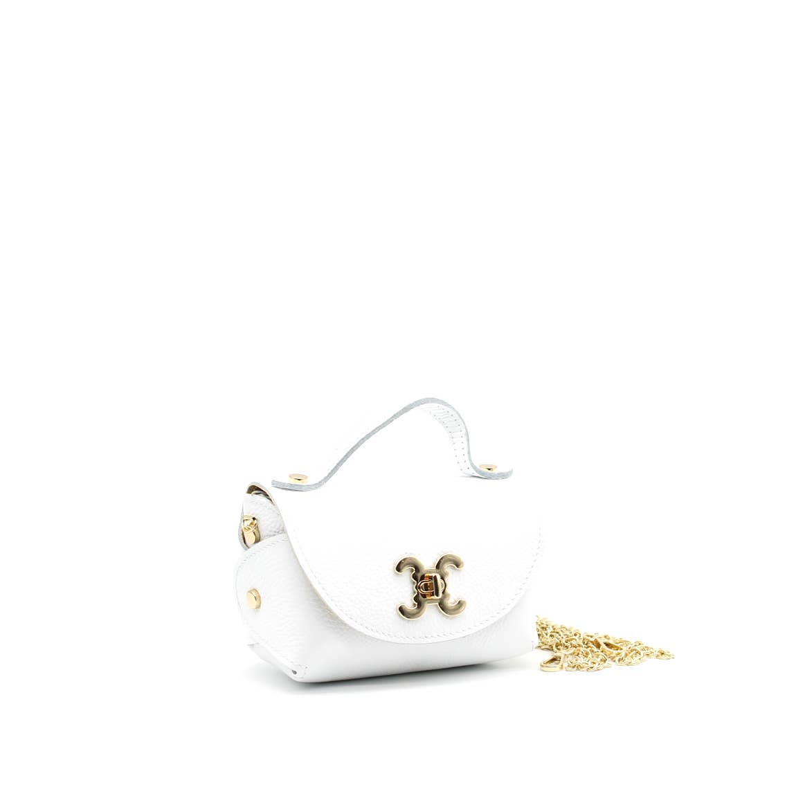 Petit sac bandoulière en cuir à logo C.Clo - OkikiParis