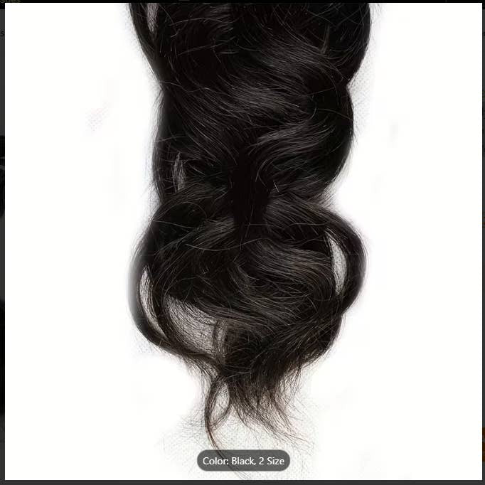 2 paquets de tissage en cheveux humains vierges malaisiens — ondulation naturelle - OkikiParis