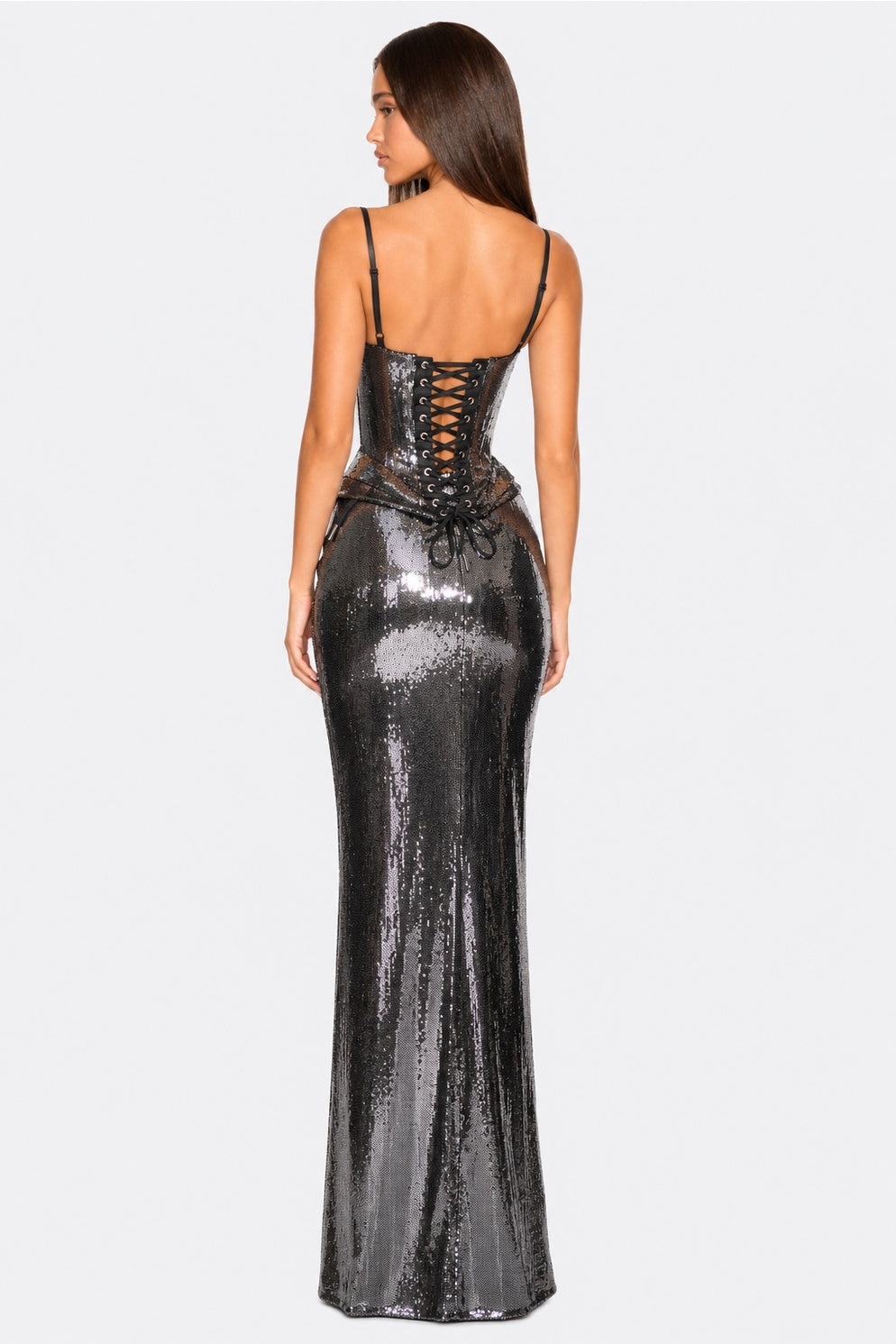 Robe à corset argentée - OkikiParis