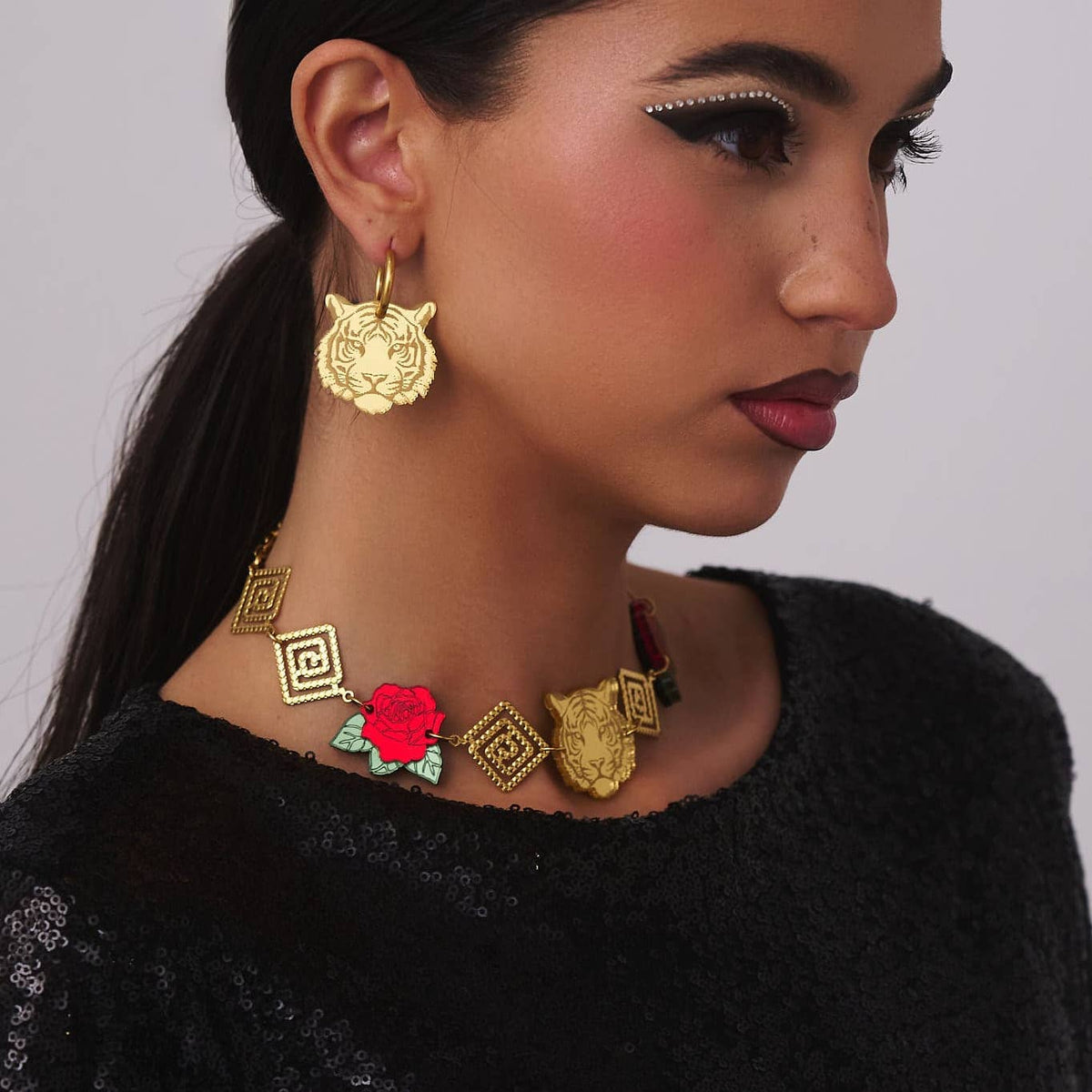 Boucles d'oreilles Tigresse - OkikiParis