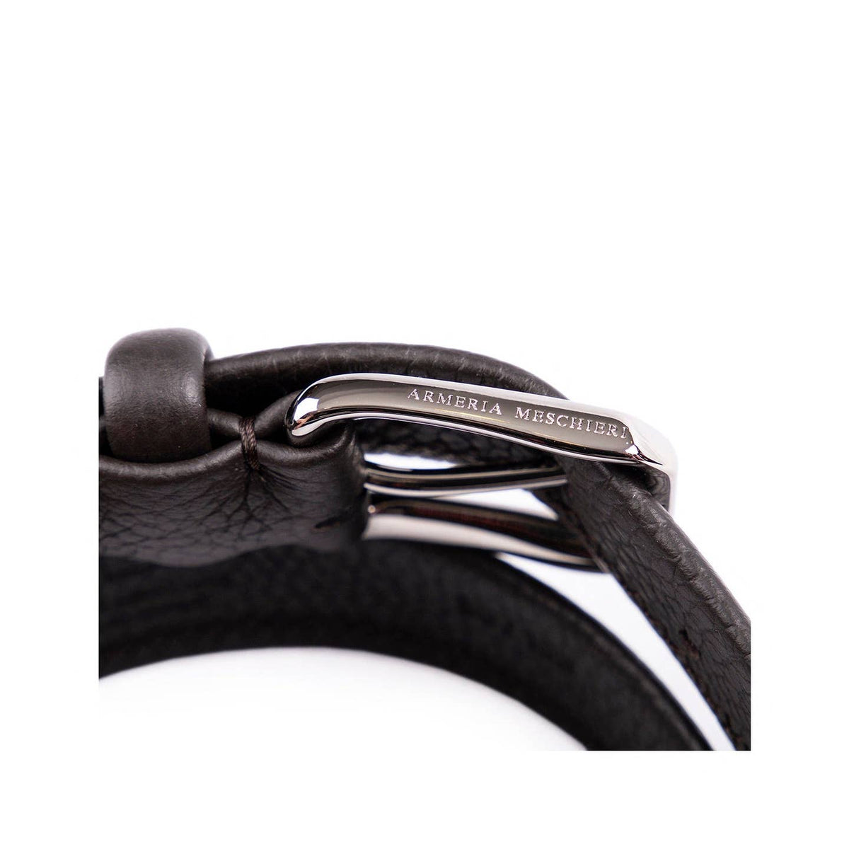 Ceinture Tubulaire en Veau marron Bottalata - "Essentiel" - OkikiParis