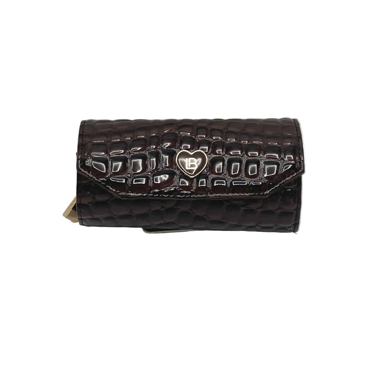 Organisateur de voyage pour bijoux en cuir synthétique pour femme avec poche zippée et porte-bagues - OkikiParis