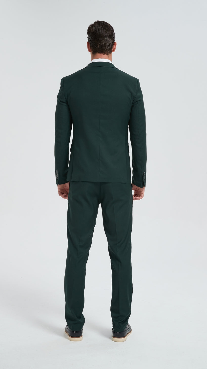 Costume 3 pièces — Vert bouteille