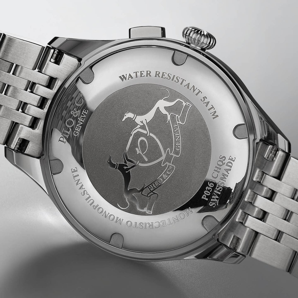 MONTECRISTO MONOPULSANTE – Chronographe Suisse Acier